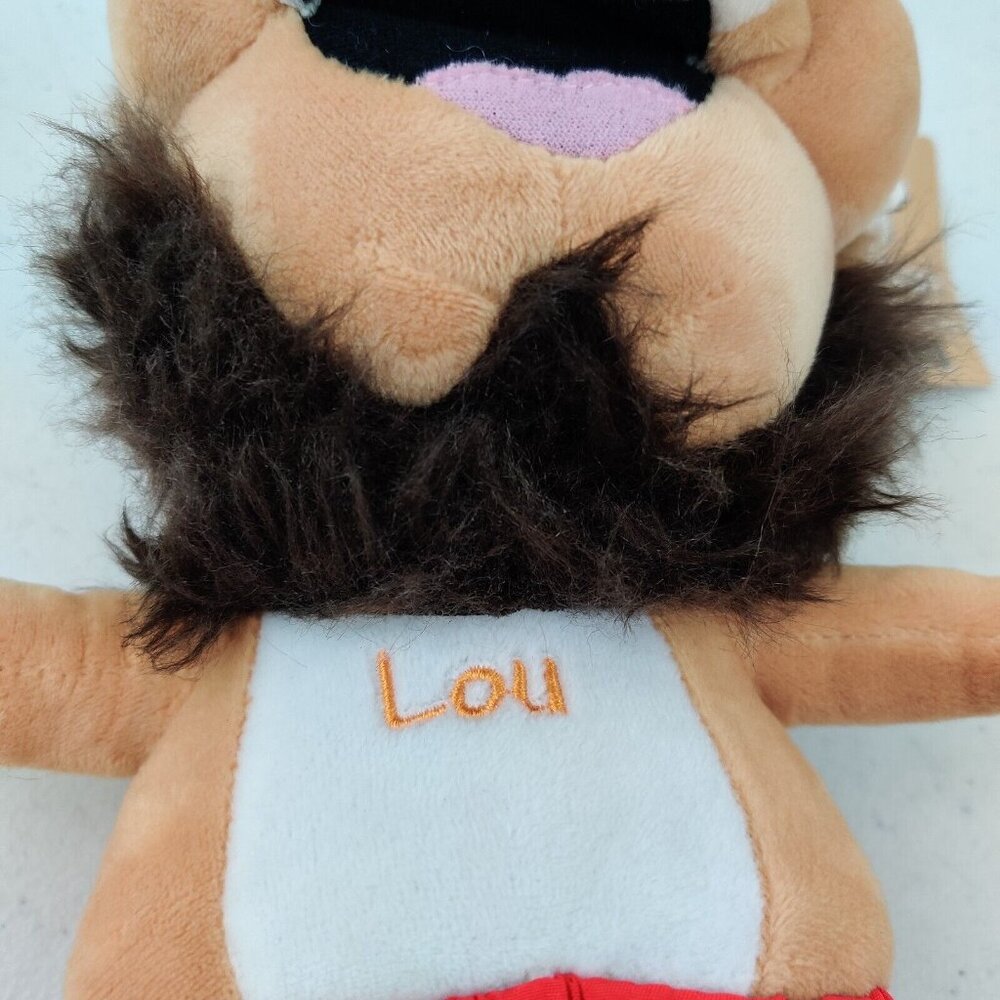 Kalahari Plush 12" Lou The Lion Stuffed Animal Vacation Souvenir in Swim Trunks - Picture 6 of 10